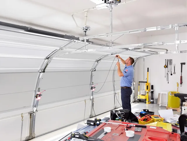 Garage door cable repair service by Ansonia Garage Door Repair in Ansonia