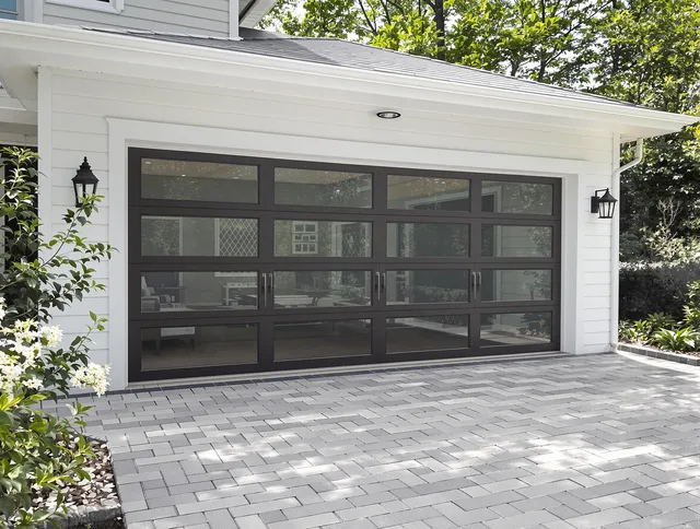 Ansonia Garage Door Repair design specialist presenting custom garage door options to Ansonia homeowner