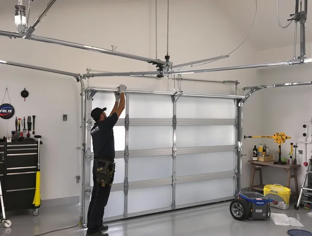 Ansonia Garage Door Repair certified team performing precision garage door installation in Ansonia