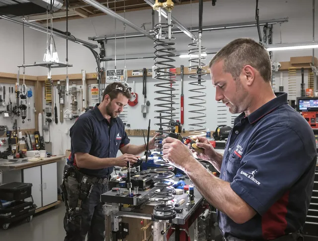 Garage door spring repair service by Ansonia Garage Door Repair in Ansonia