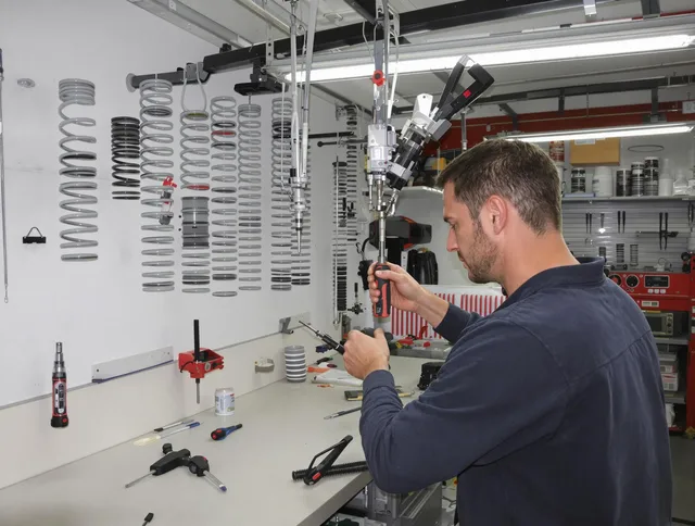 Ansonia Garage Door Repair safety certified technician performing precision spring replacement in Ansonia